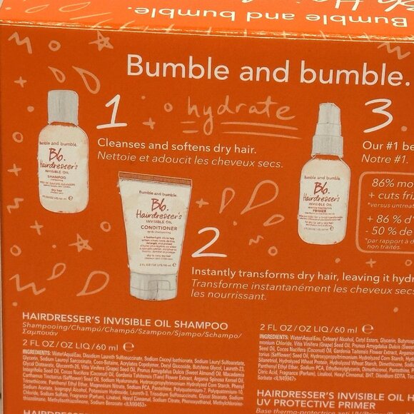 Bumble and Bumble Bb Hairdresser's Invisible Oil Shampoo Conditioner Primer Set - Picture 7 of 11